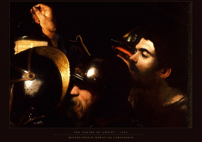 Michelangelo Merisi da Caravaggio The Taking of Christ I No4 - Plakat