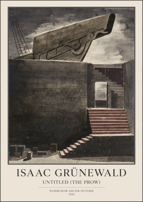 Isaac Grünewald Untitled (the Prow) No1 - Plakat