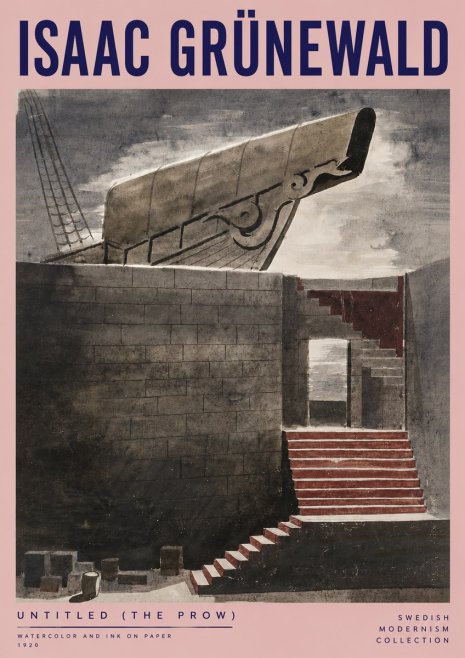Isaac Grünewald Untitled (the Prow) No3 - Plakat