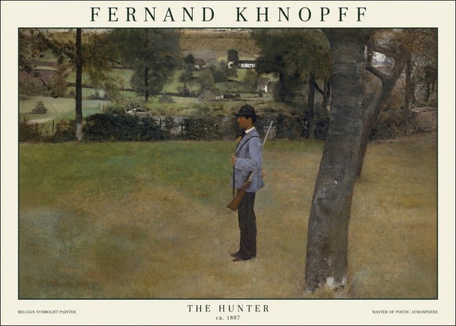 Fernand Khnopff The Hunter No1 - Plakat