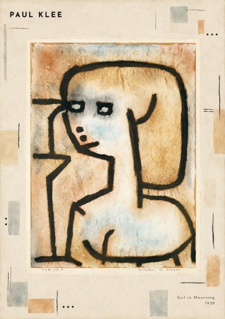 Paul Klee Girl in Mourning No3 - Plakat