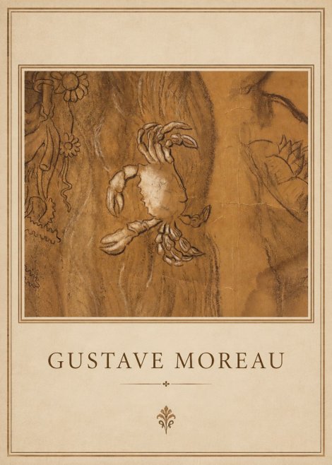 Gustave Moreau Crab Study No1 - Plakat