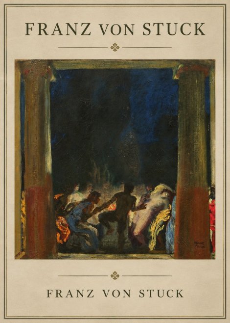 Franz von Stuck Bacchic Revel No1 - Plakat