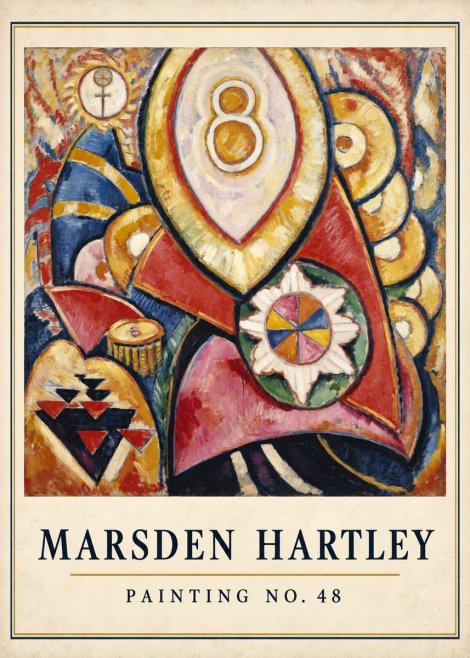 Marsden Hartley Painting No. 48 No4 - Plakat
