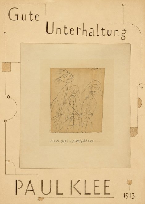 Paul Klee Gute Unterhaltung No3 - Plakat