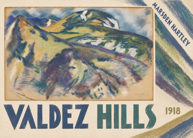 Marsden Hartley Valdez Hills No4 - Plakat