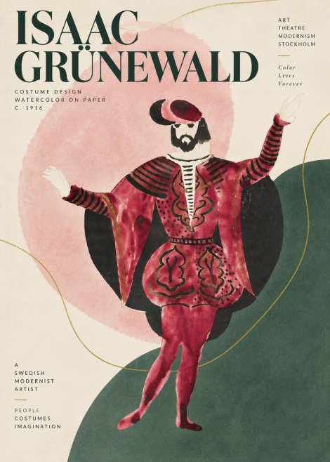 Isaac Grünewald Costume Design II No5 - Plakat