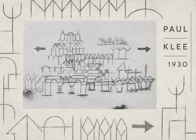 Paul Klee Architektur No6 - Plakat