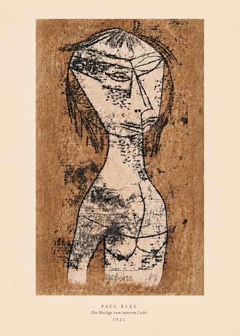 Paul Klee Die Heilige Vom Inneren Licht I No6 - Plakat