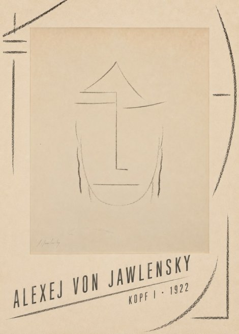 Alexej von Jawlensky Kopf I No4 - Plakat