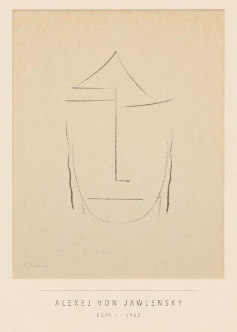 Alexej von Jawlensky Kopf I No5 - Plakat