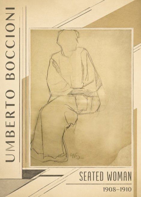 Umberto Boccioni Seated Woman No2 - Plakat