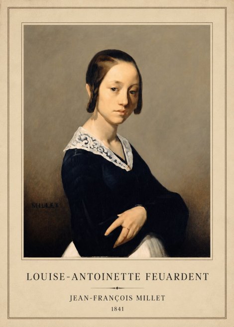 Jean-François Millet Louise-antoinette Feuardent No1 - Plakat