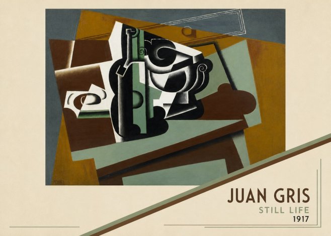 Juan Gris Still Life I No3 - Plakat