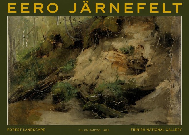 Eero Järnefelt Forest Landscape I No2 - Plakat