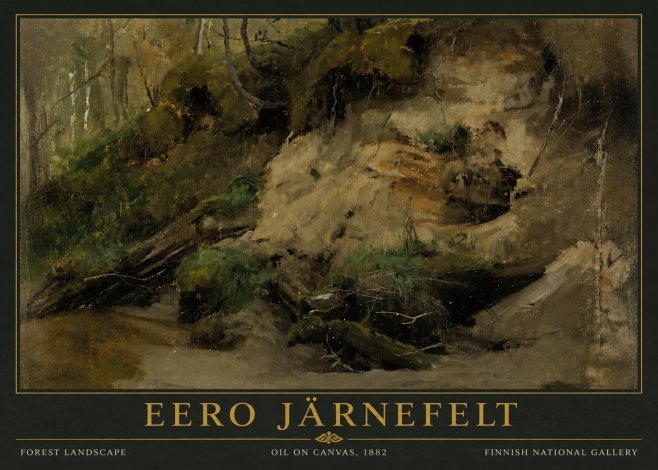 Eero Järnefelt Forest Landscape I No4 - Plakat