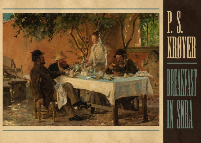 P.S. Krøyer Breakfast in Sora No4 - Plakat