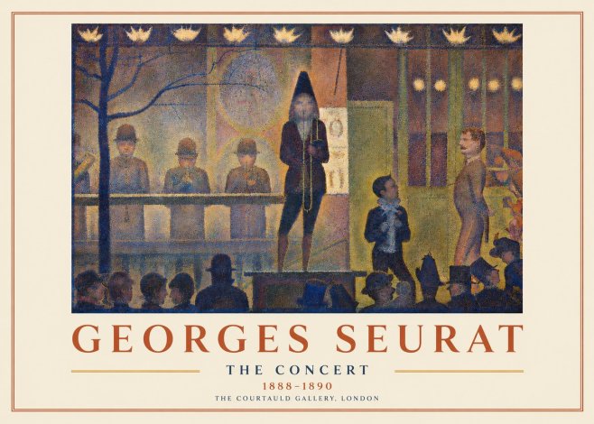 Seurat The Concert No3 - Plakat