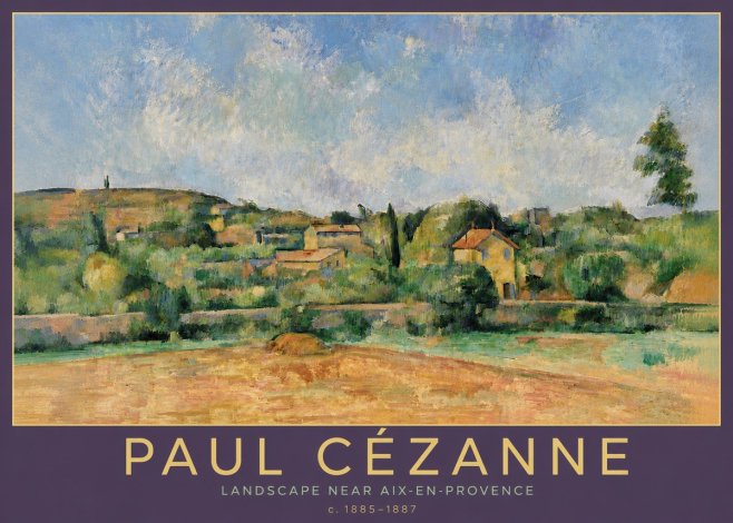 Paul Cézanne Landscape Near Aix-en-provence I No6 - Plakat