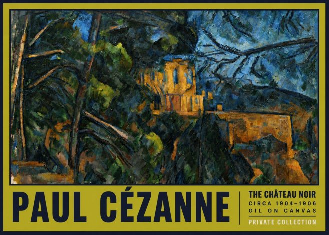 Paul Cézanne The Château Noir No5 - Plakat