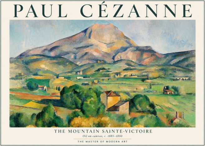 Paul Cézanne Mount Sainte-victoire No2 - Plakat