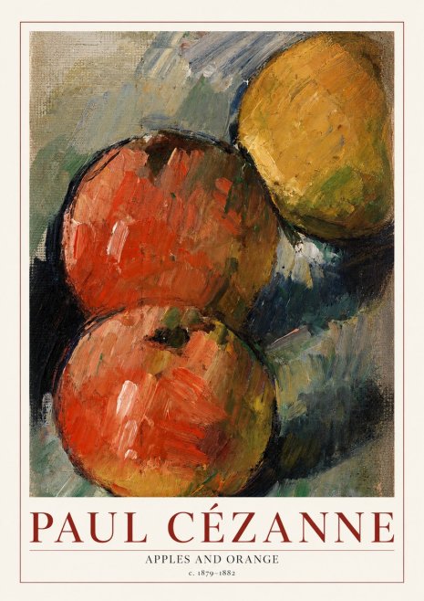 Paul Cézanne Apples and Orange No1 - Plakat
