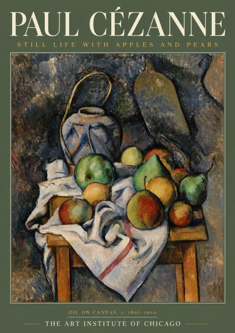 Paul Cézanne Still Life with Apples and Pears No3 - Plakat