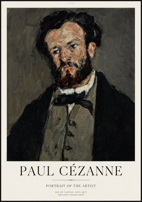 Paul Cézanne Portrait of the Artist I No1 - Plakat