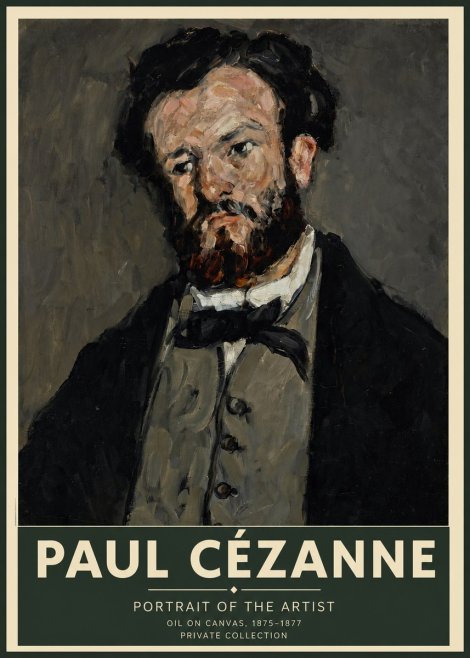 Paul Cézanne Portrait of the Artist I No2 - Plakat