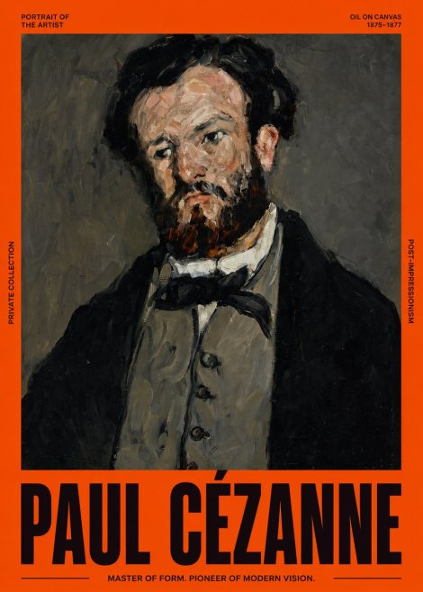 Paul Cézanne Portrait of the Artist I No3 - Plakat