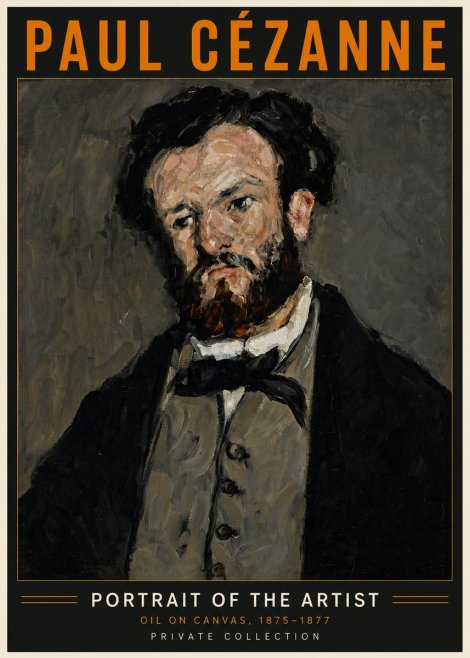 Paul Cézanne Portrait of the Artist I No6 - Plakat