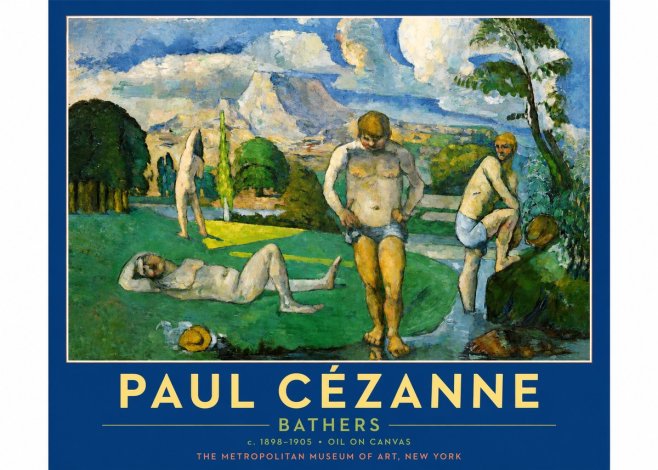 Paul Cézanne Bathers II No2 - Plakat