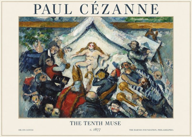 Paul Cézanne The Tenth Muse No1 - Plakat