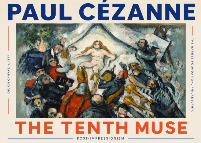 Paul Cézanne The Tenth Muse No5 - Plakat