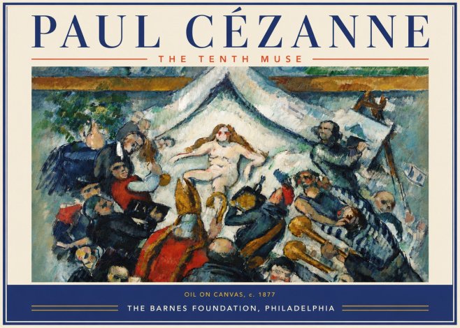 Paul Cézanne The Tenth Muse No6 - Plakat