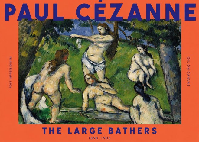 Paul Cézanne The Large Bathers III No2 - Plakat