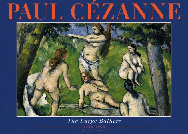 Paul Cézanne The Large Bathers III No6 - Plakat