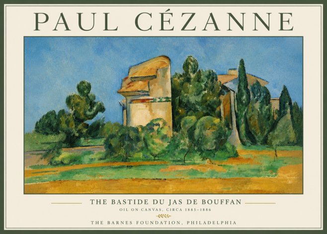 Paul Cézanne The Bastide Du Jas De Bouffan No6 - Plakat
