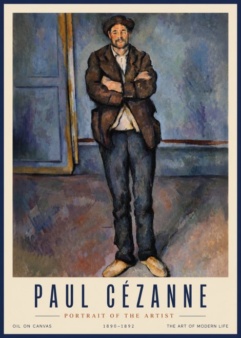 Paul Cézanne Portrait of the Artist II No4 - Plakat