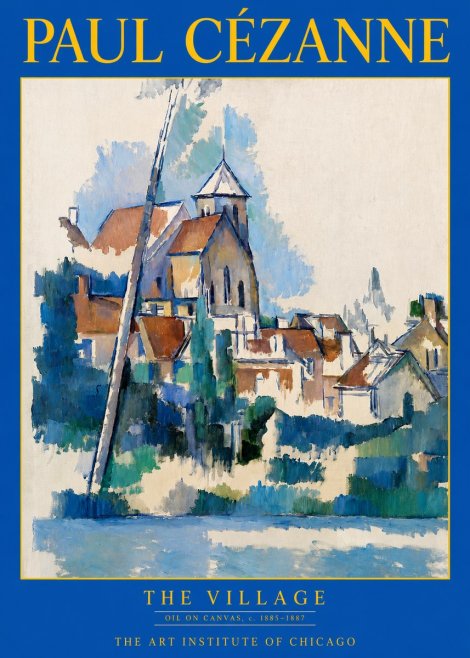 Paul Cézanne The Village II No2 - Plakat