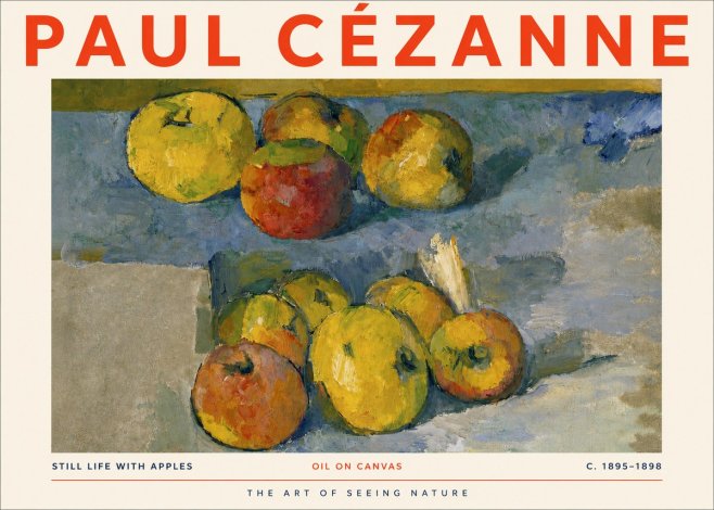Paul Cézanne Still Life with Apples No4 - Plakat