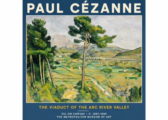 Paul Cézanne The Viaduct of the Arc River Valley No2 - Plakat