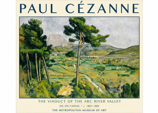 Paul Cézanne The Viaduct of the Arc River Valley No5 - Plakat