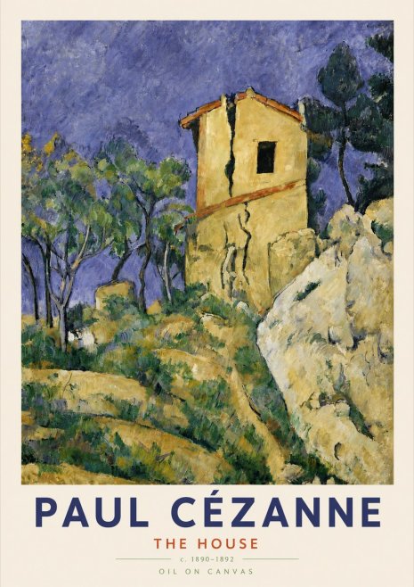 Paul Cézanne The House No4 - Plakat