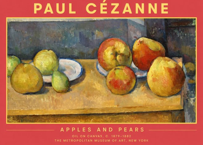 Paul Cézanne Apples and Pears No2 - Plakat