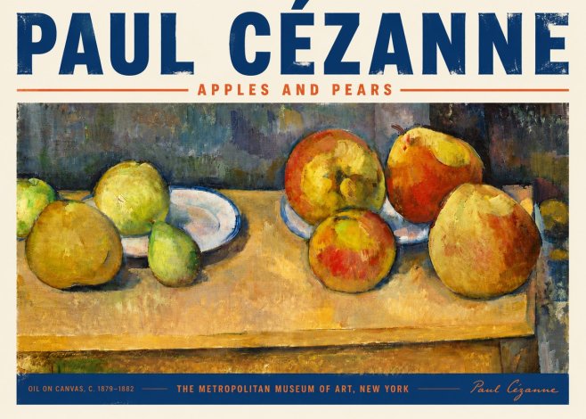 Paul Cézanne Apples and Pears No5 - Plakat