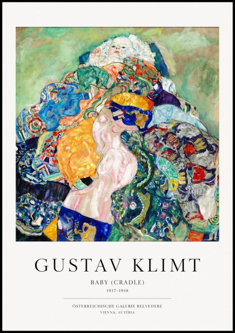 Klimt Baby (Cradle) No1 - Plakat