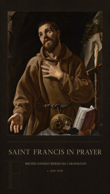 Michelangelo Merisi da Caravaggio Saint Francis in Prayer I No4 - Plakat