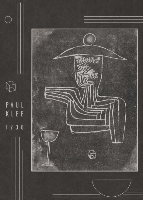 Paul Klee Figure of a Seer No2 - Plakat