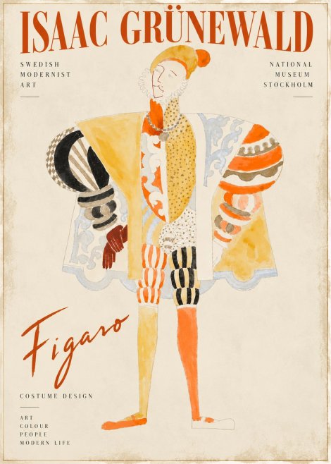 Isaac Grünewald Figaro I No6 - Plakat